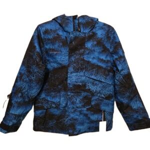 Obermeyer Gage‎ Snow Jacket Junior's Large Blue/Black Night Vision NEW Ski